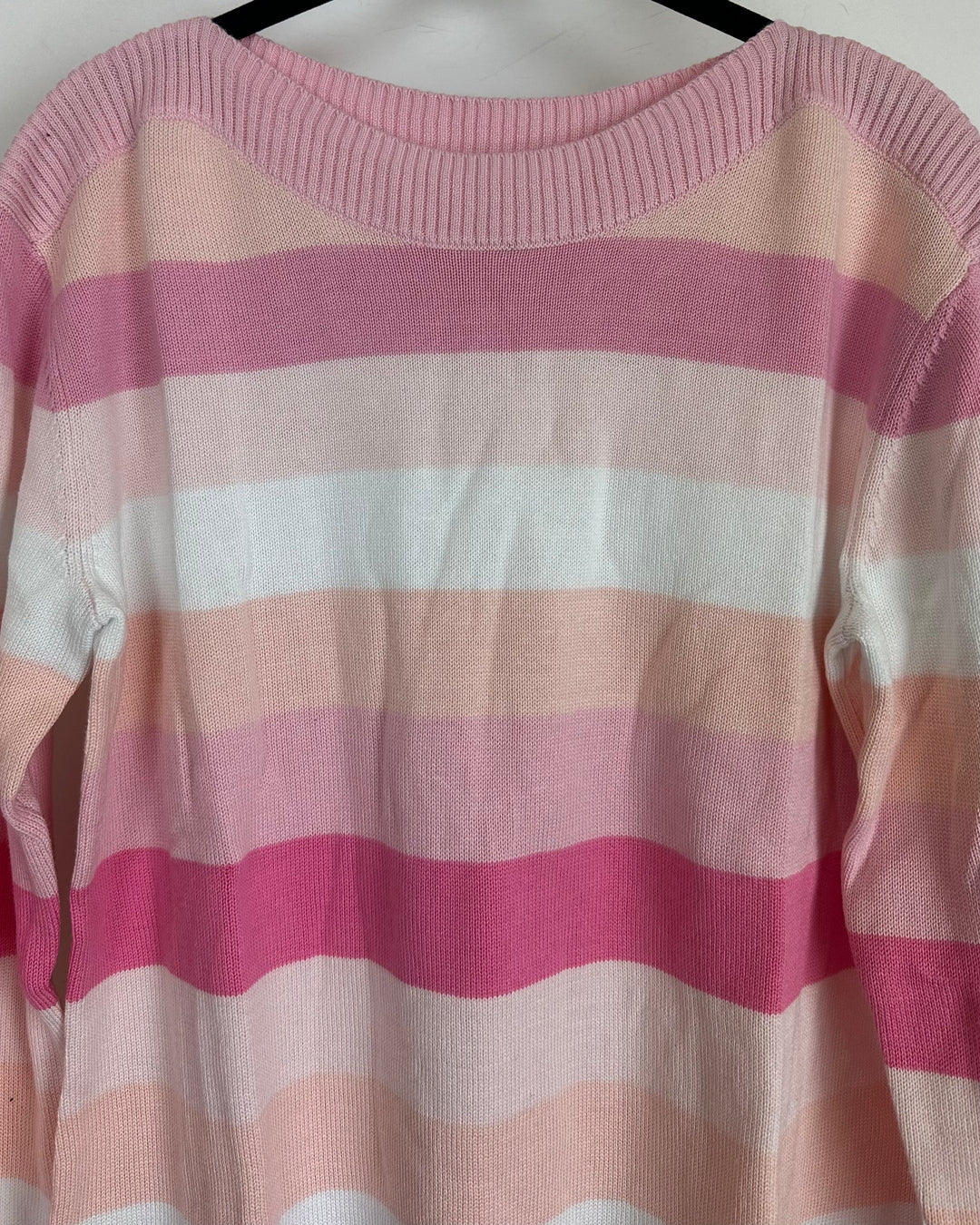 Pink Stripe Sweater - Size 6/8