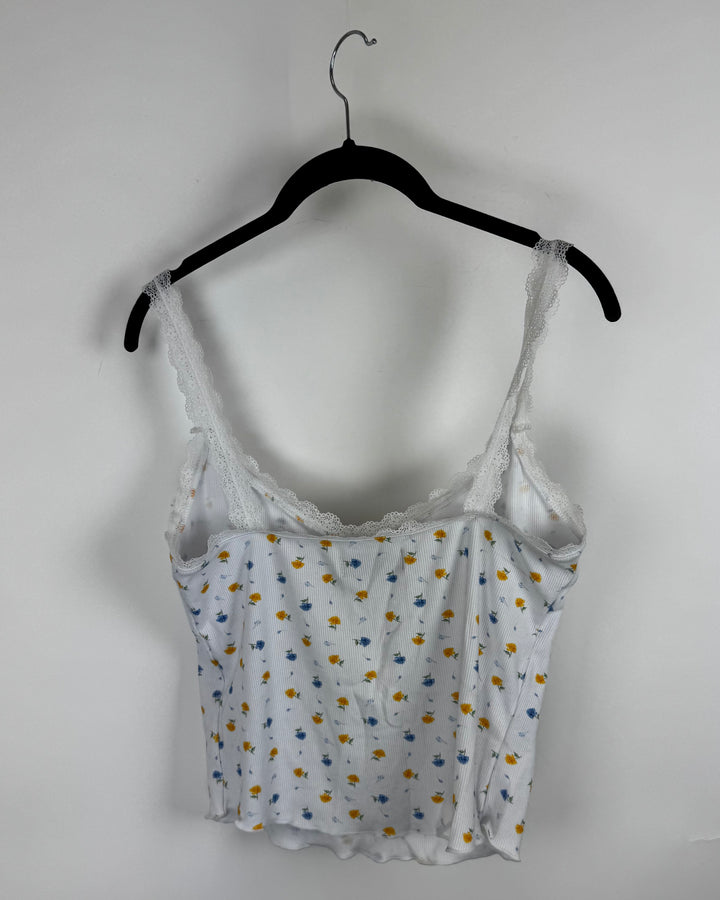 White Fox Tank Top - Small
