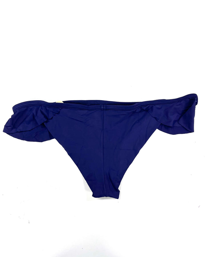 Navy Blue Low Rise Bikini Bottom - Small