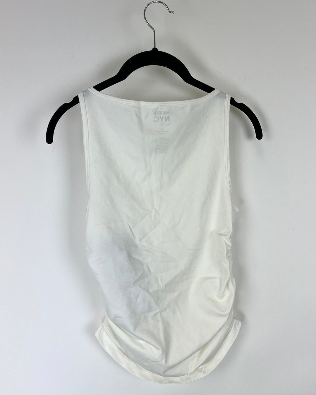 White Boat Neck Top- Medium