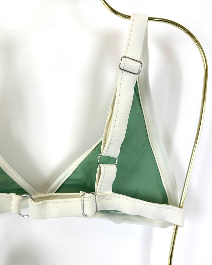 Olive Green Triangle Bikini Top - Extra Extra Large