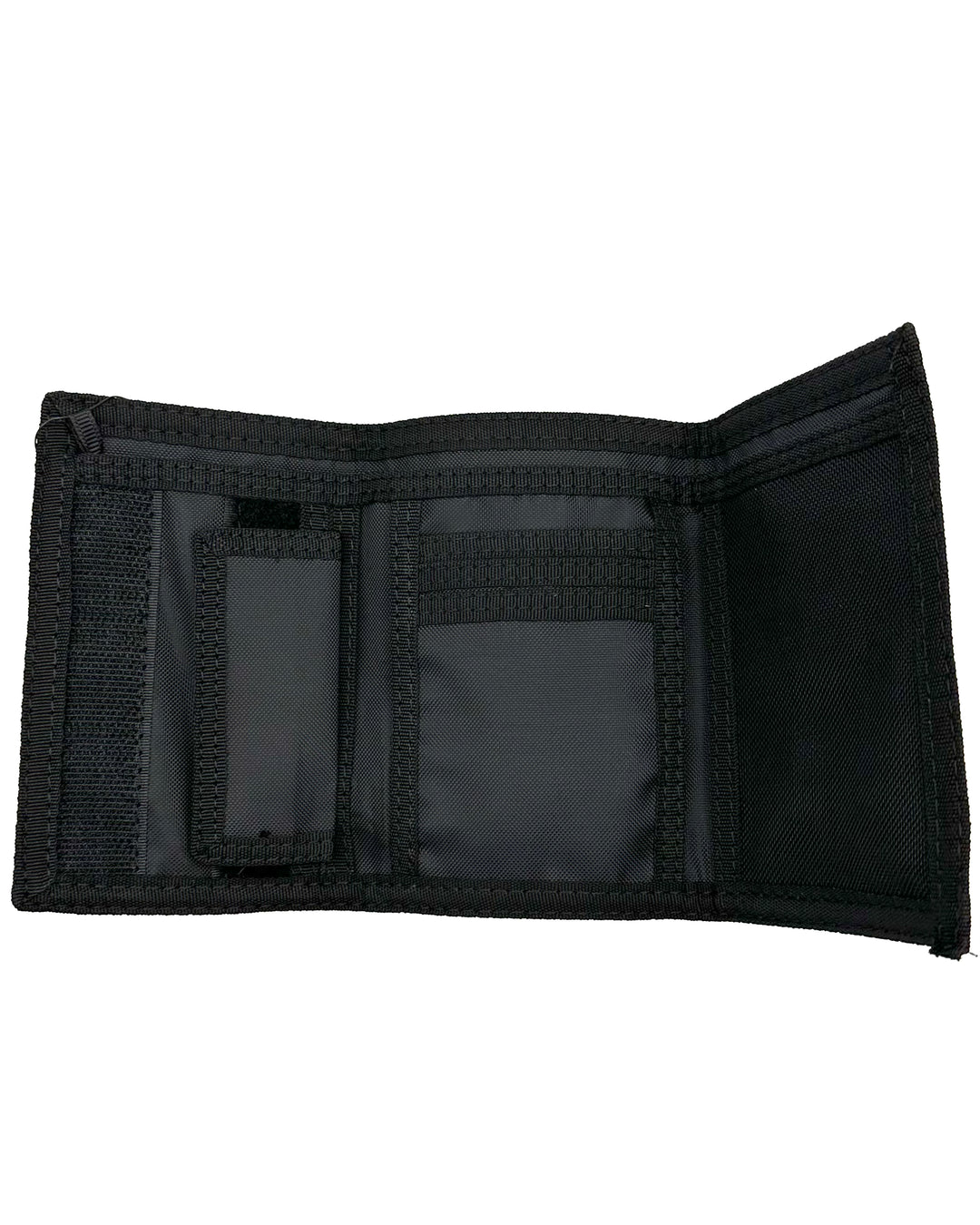 Black Velcro Wallet - One Size