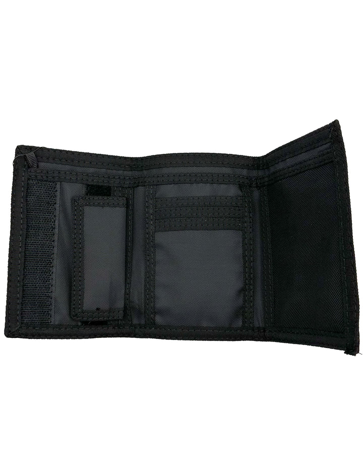 Black Velcro Wallet - One Size