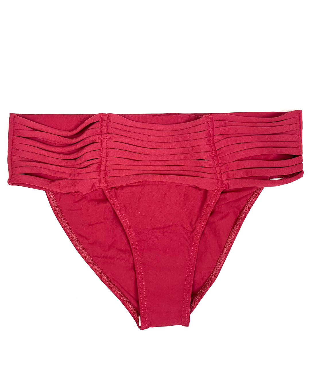 Raspberry Pink String Waistband Bikini Bottom - XS, M