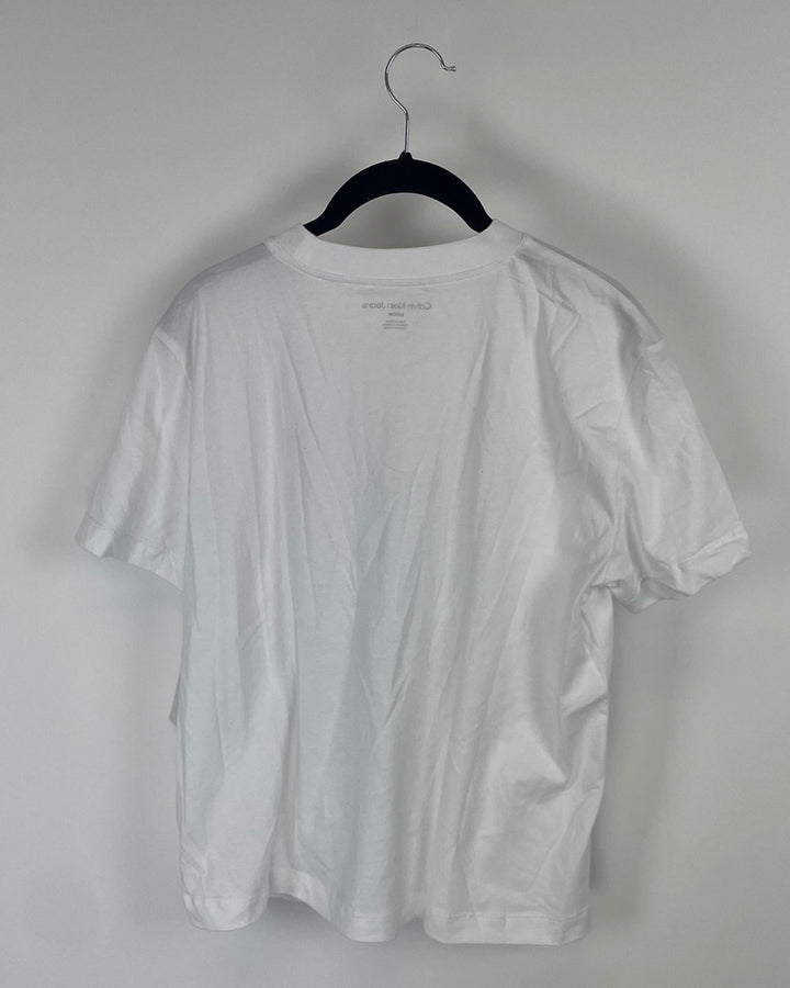 Multicolor Dotted Graphic Design T Shirt - Small