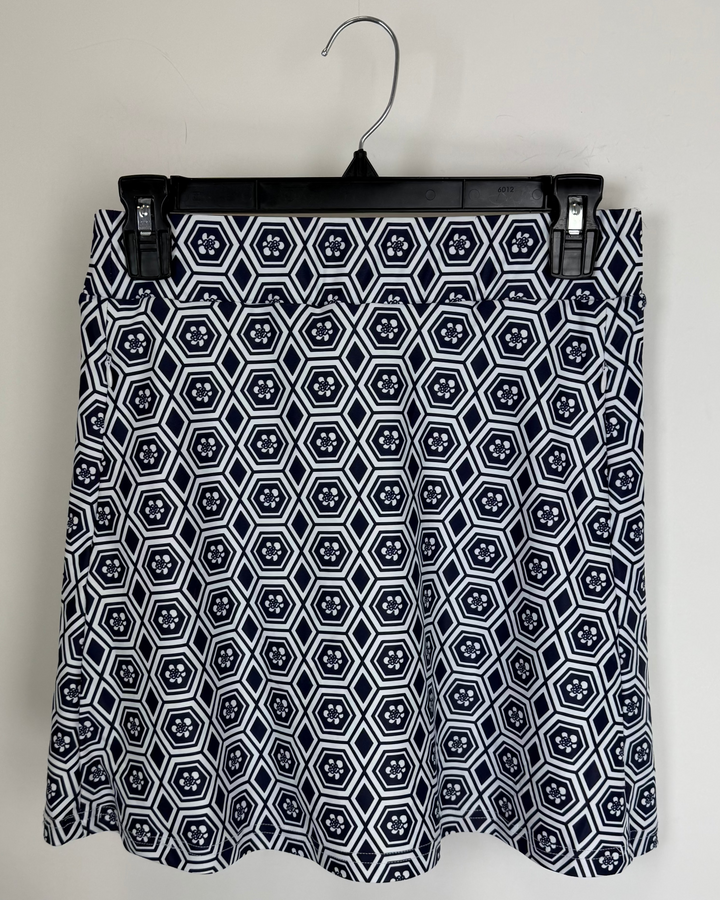 Geo Print Floral Skort - Size 2/4
