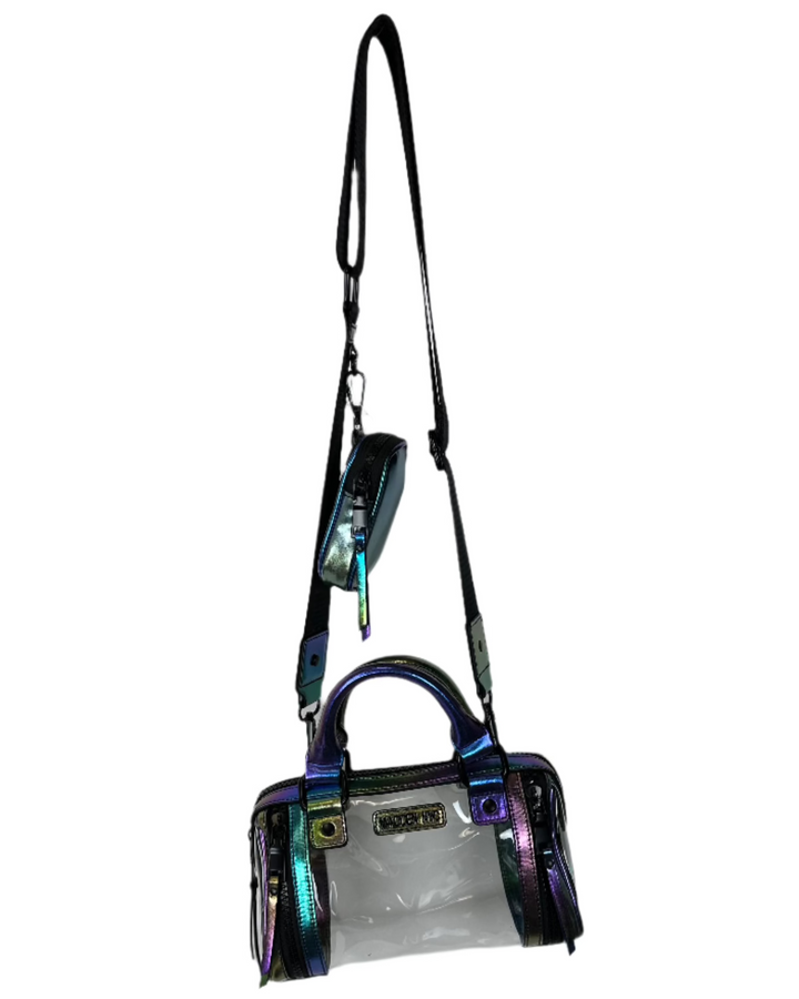 Multicolor Iridescent Transparent Shoulder Bag