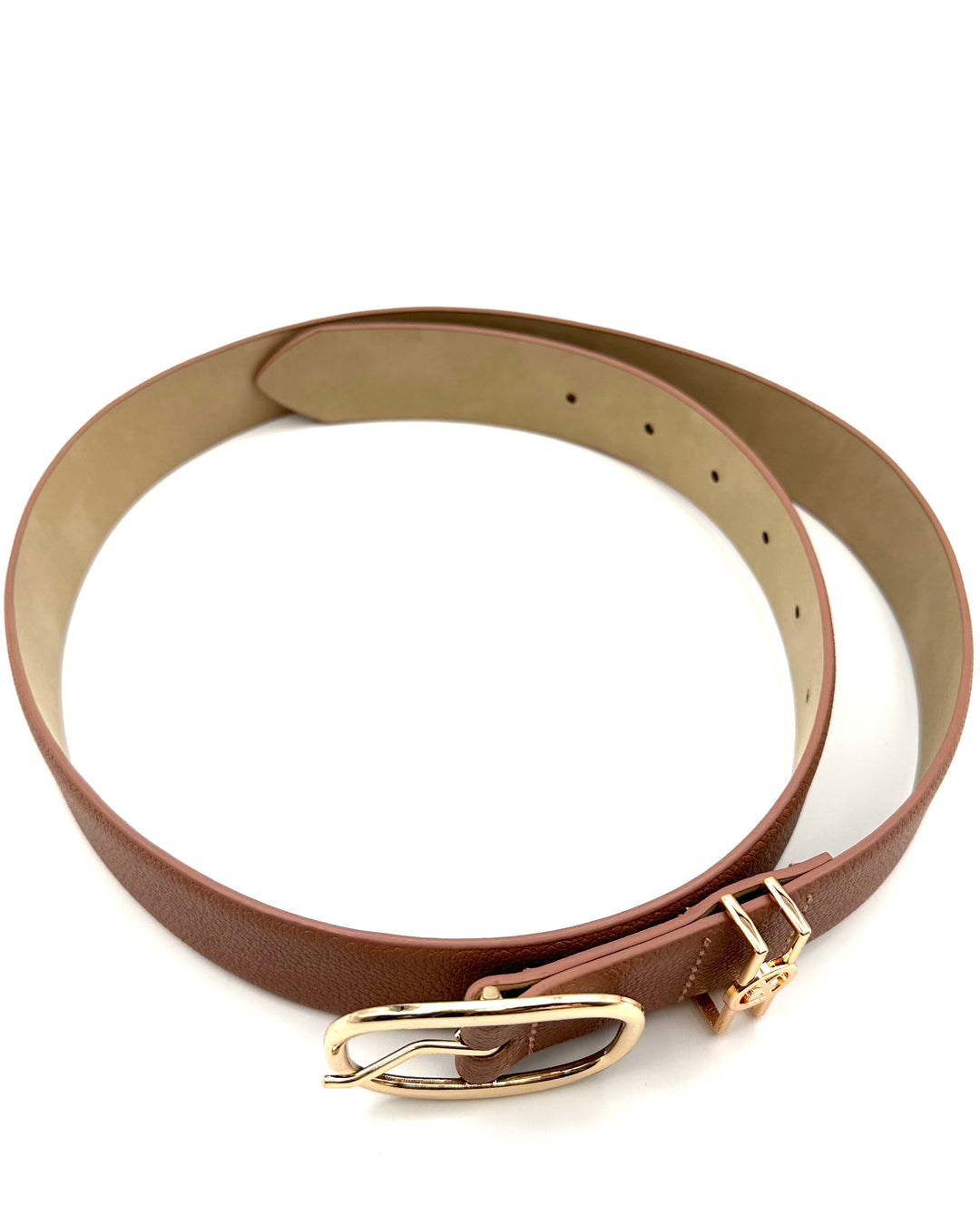 Pink Belt with Gold Hardware