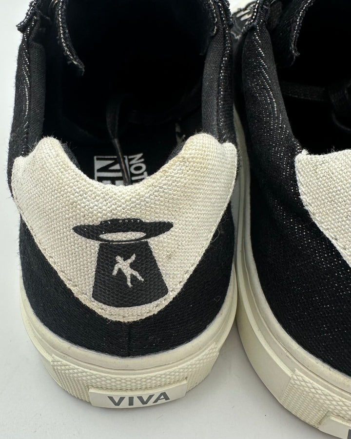MENS Black Denim Sneaker - Size 7.5