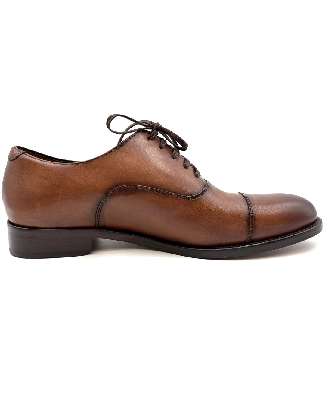 MENS Pecan Brown Leather Dress Shoes - Size 8.5 and 10 The Fashion Foundation MENS Pecan Brown Leather Dress Shoes - Size 8.5 and 10 The Fashion Foundation