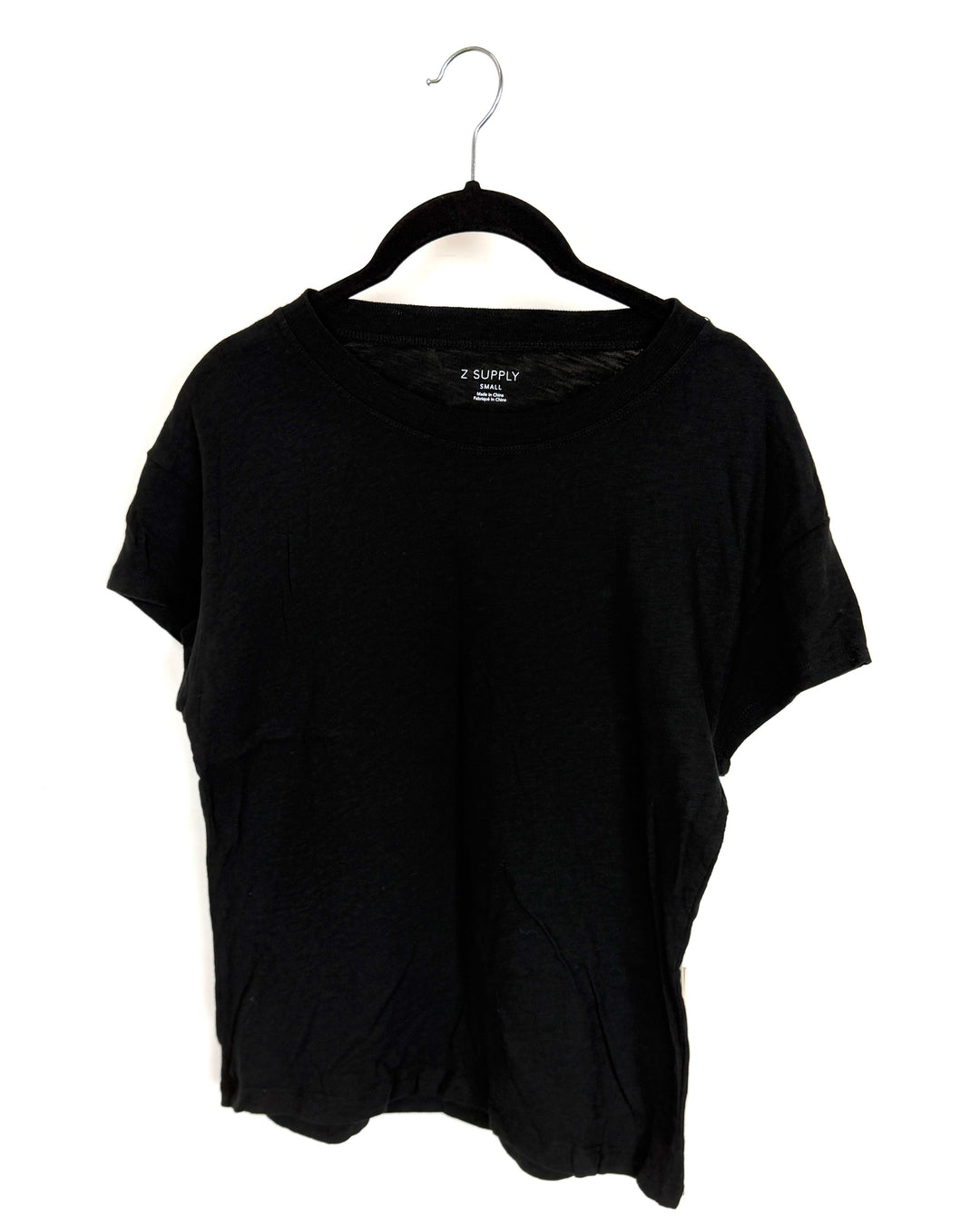 Black Short Sleeve Tee - Size 2/4
