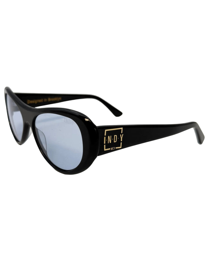 Black & Blue Lens Sunglasses
