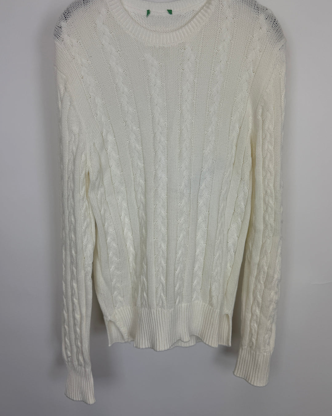 Ivory Cable Knit Sweater - Size 8/10