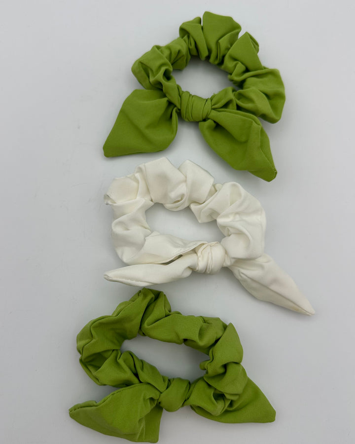 Biolage Green and White Scrunchies Pack