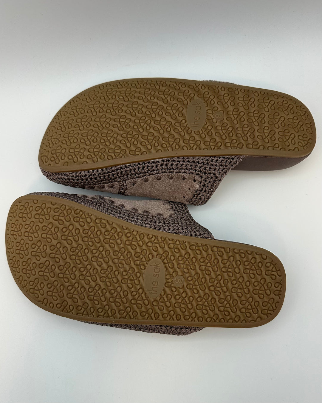 Dusty Brown Embroidered Clog - Size 8, 9, and 10
