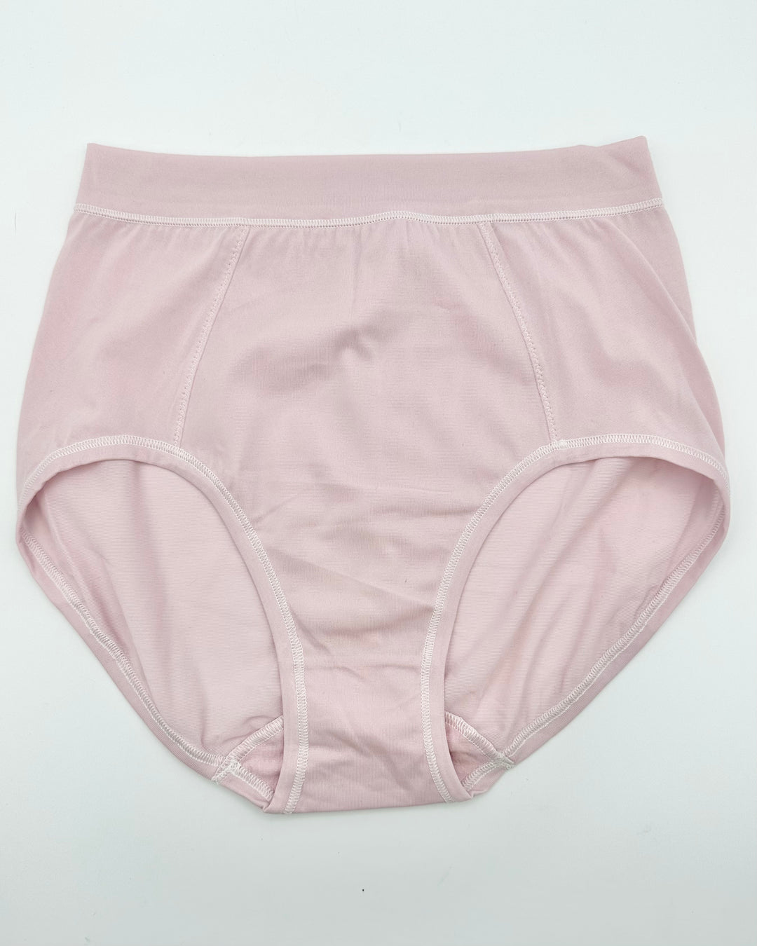 Pink, Tan and Blue High Waist Brief Underwear Pack of 3 - Medium