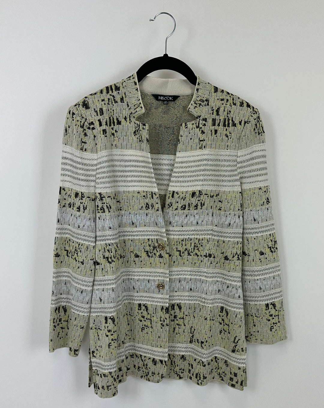 Abstract Print Cardigan Blazer - Size 2-4