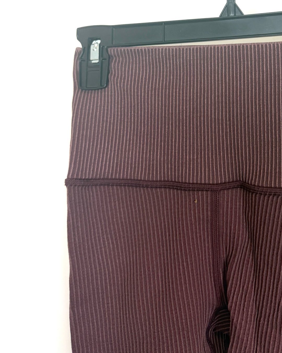 Mauve Ribbed Biker Shorts - Size 0/2