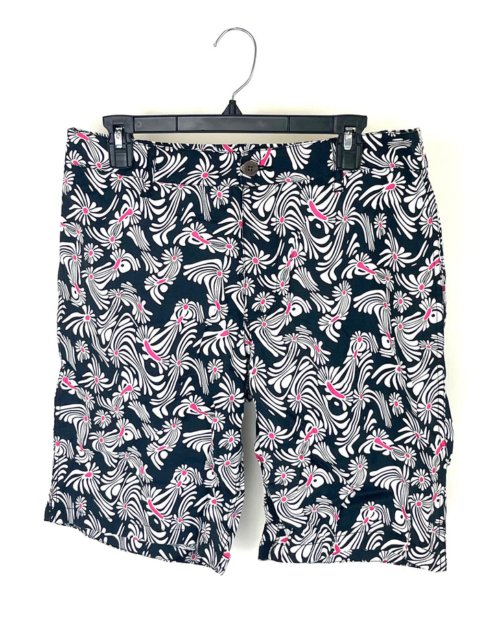MENS Distorted Flower Shorts - Medium - Various Inseams