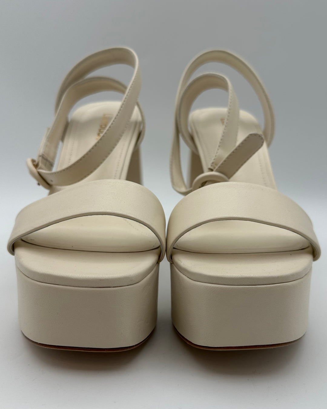 Ivory Ultra Platform Sandals - Size 7.5 and 9