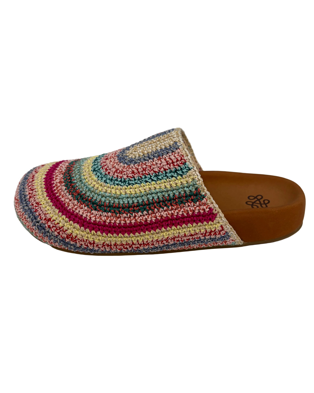 Pastel Multi Crochet Clogs -  Size 6, 7, 8