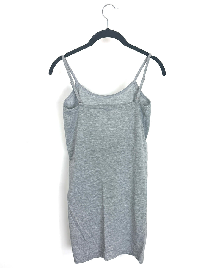 Heather Gray Full Length Tank Top - Size 4/6
