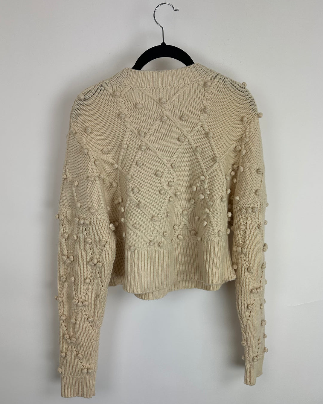 Ivory Pom-Pom Sweater - Size 4/6