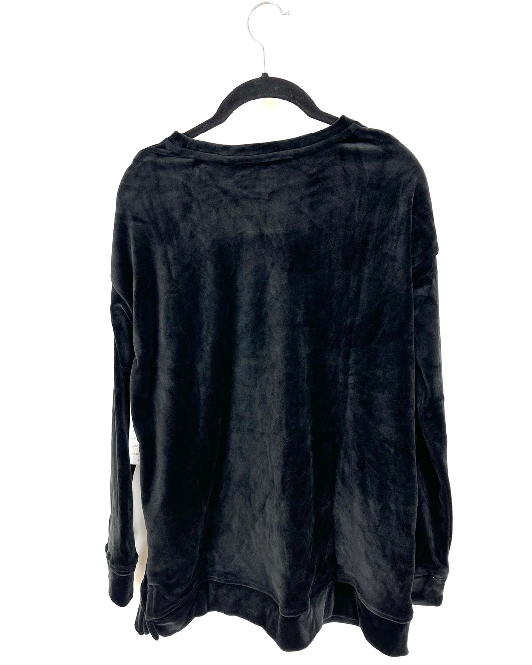 Black Long Sleeve Fleece Top - Size 4/6