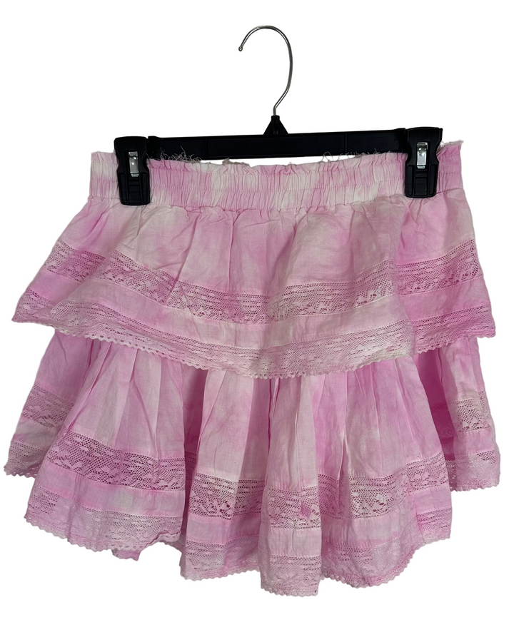 LoveShackFancy Pink Skirt - Extra Small