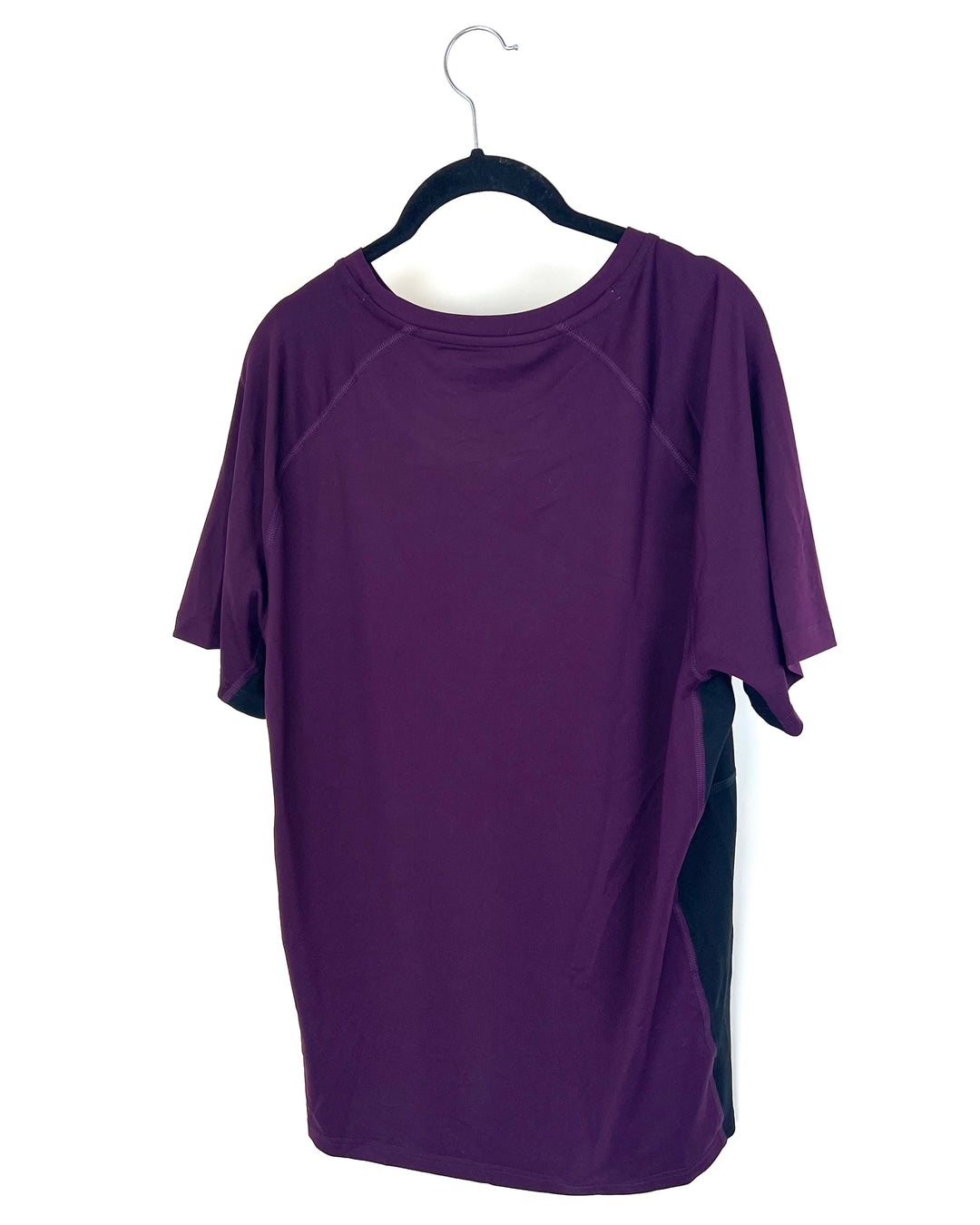 MENS Deep Plum Purple Athletic T-Shirt - Medium