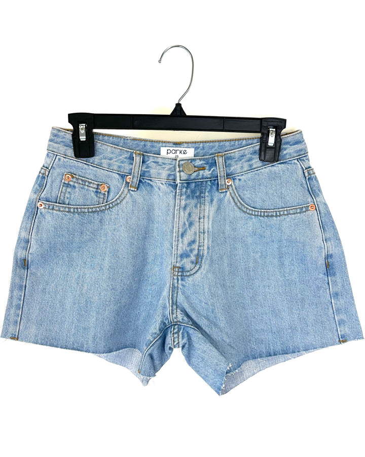 Light Blue Denim Shorts - Size 23-32 (Waist)