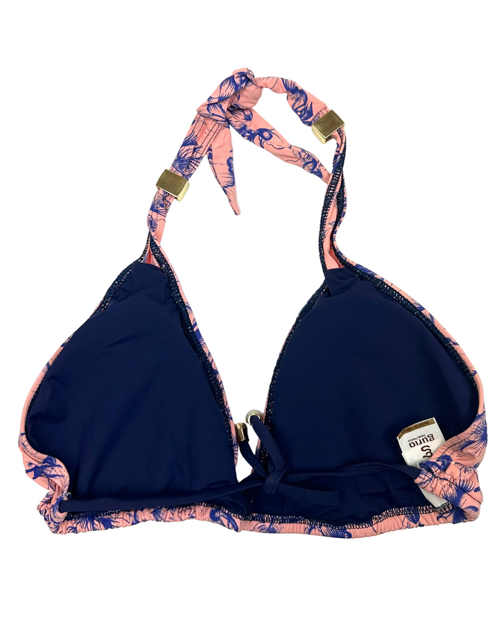 Dusty Pink & Blue Floral Multi Wear Top -XS - L