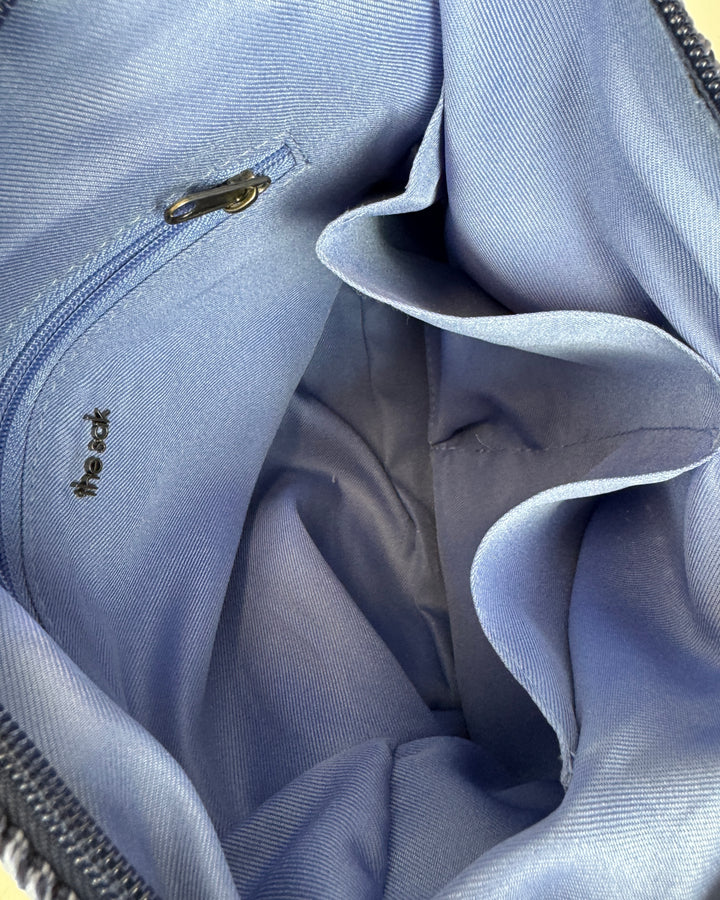 Blue Crochet Shoulder Bag