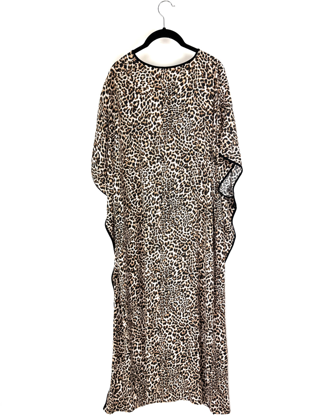 Brown Cheetah Print Caftan -  Small