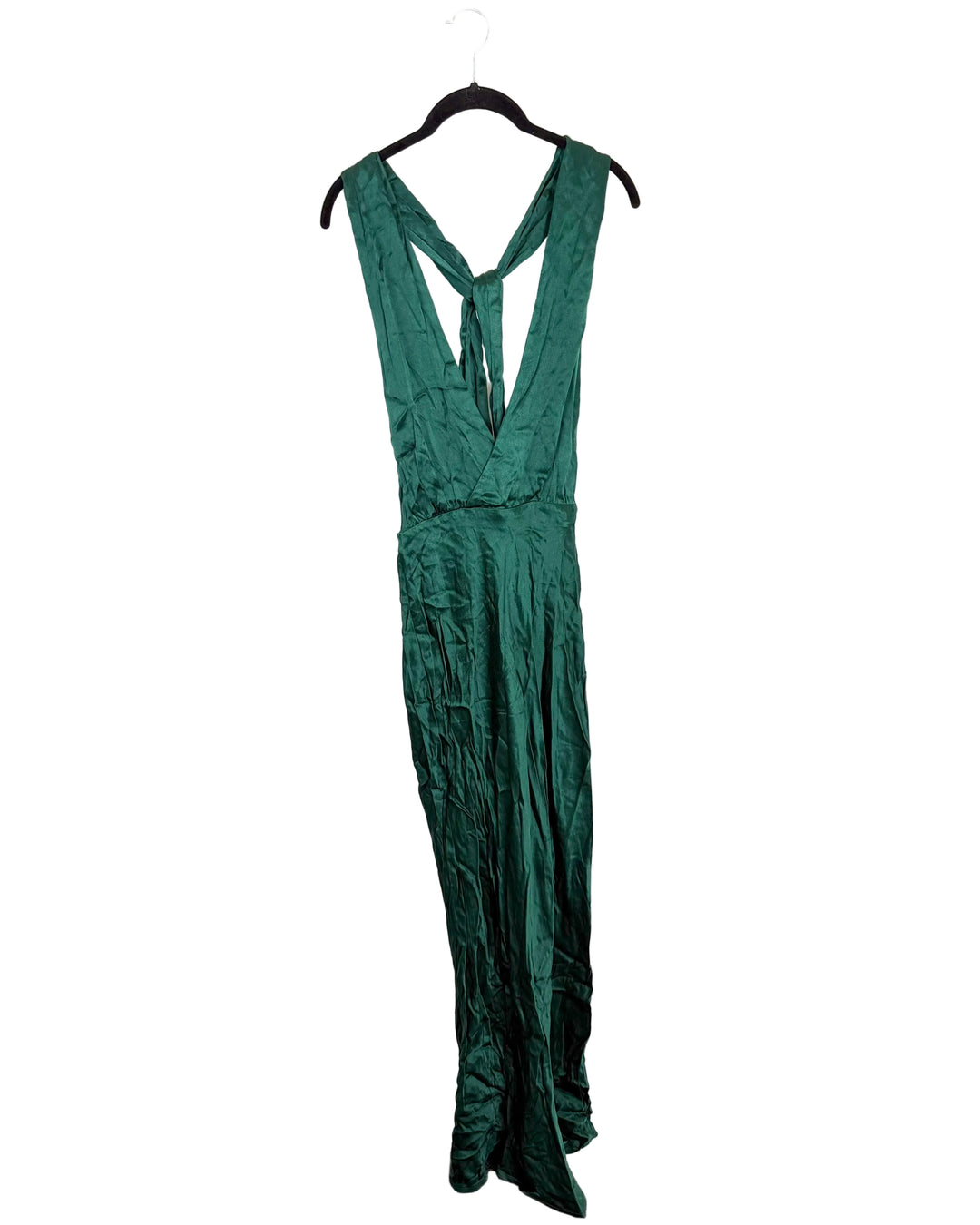 Emerald Green Halter Dress - Size 00/0