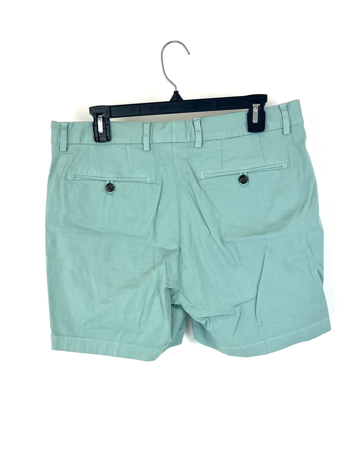 MENS Sea Foam Green Shorts - 32 Waist - 5", 7", 9" Inseams