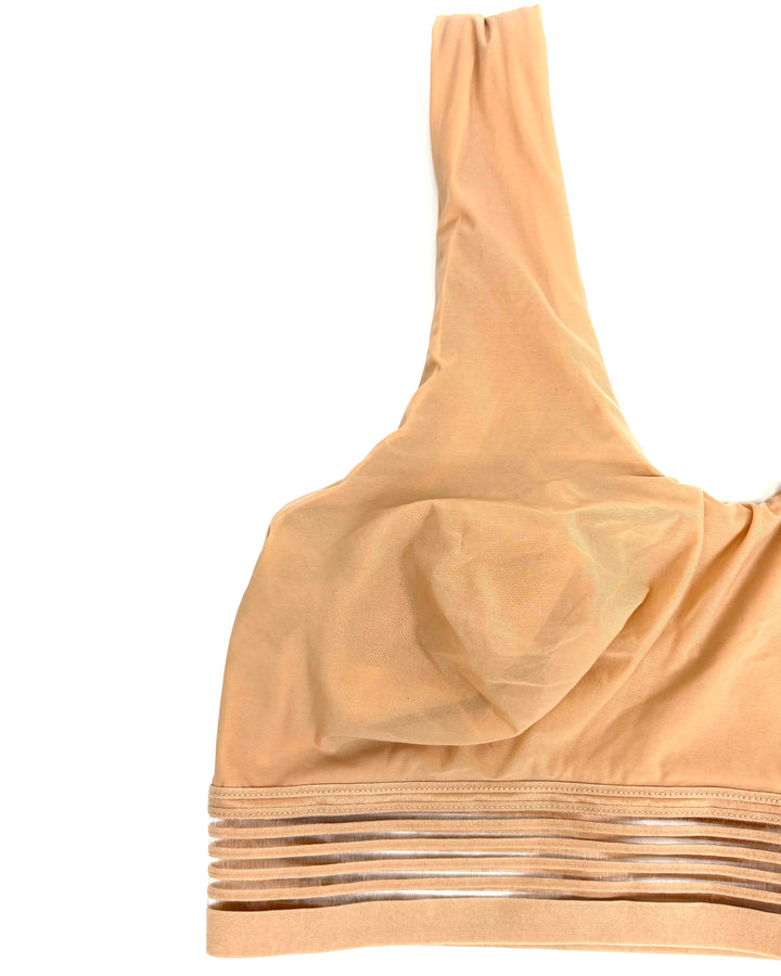 Nude Unpadded Bralette - Medium & Large