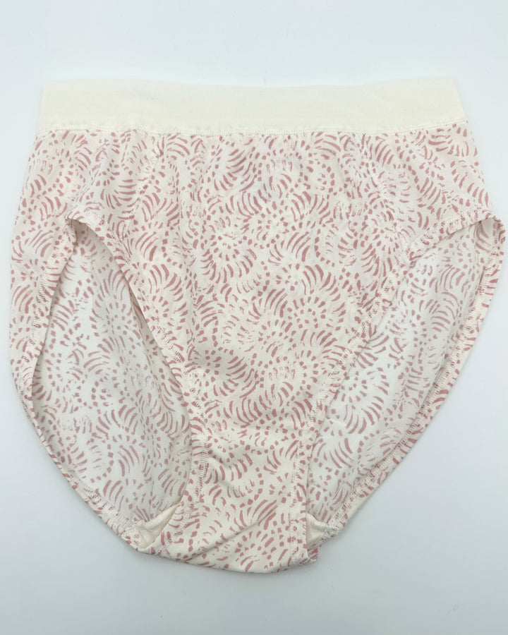 Mauve And Purple High Waist Brief Underwear Pack of 5 - Medium