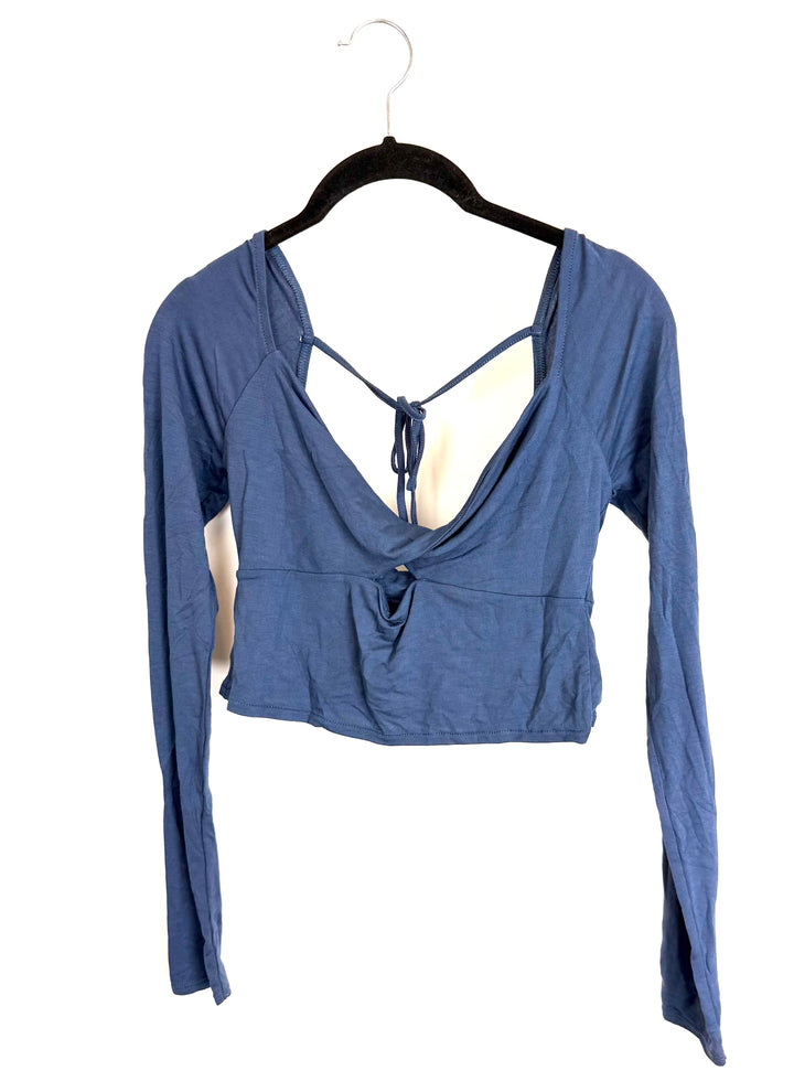 Blue Long Sleeve Top - Size 2/4