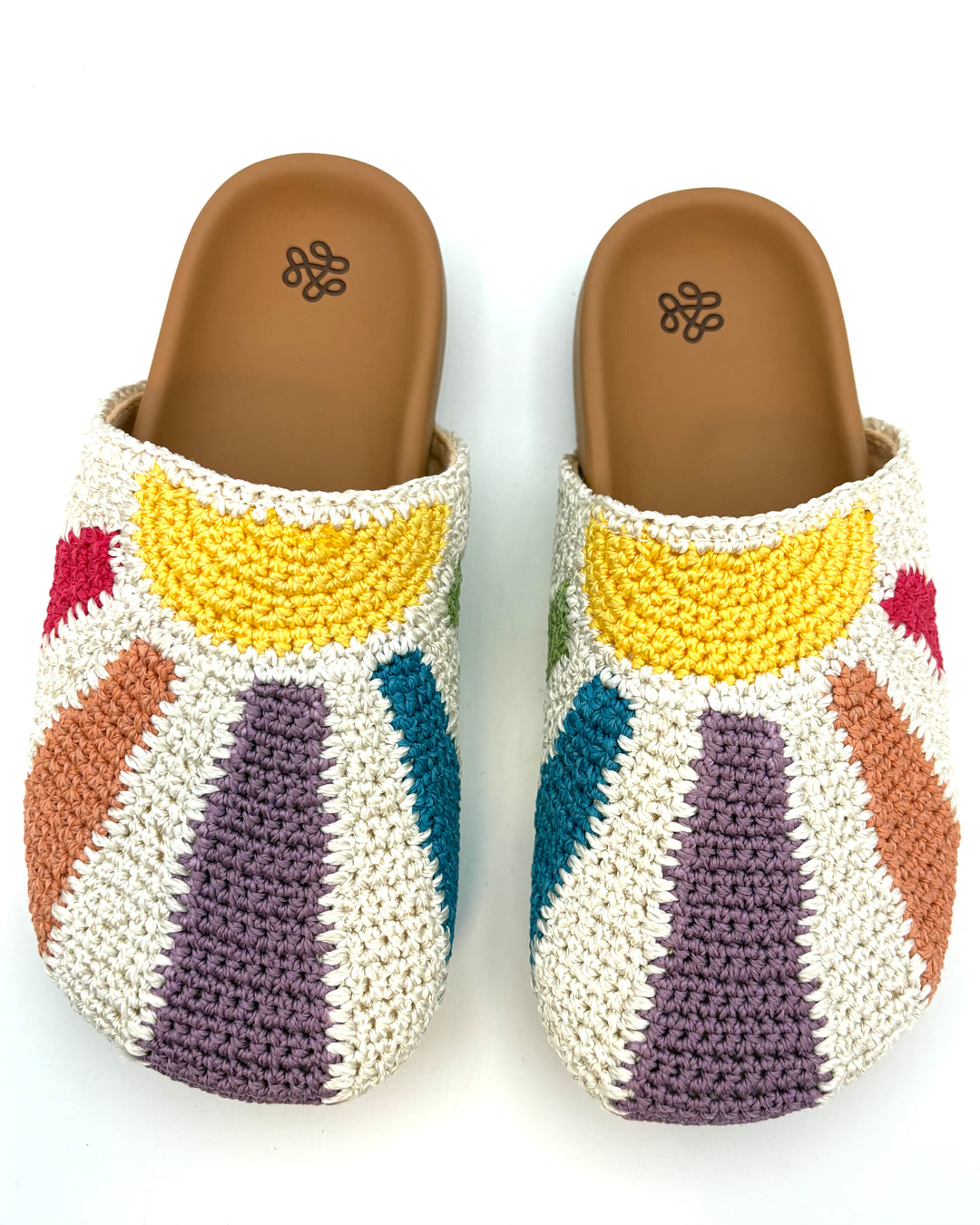 KIDS Sunrise Crochet Clogs - Size 3Y and 5Y