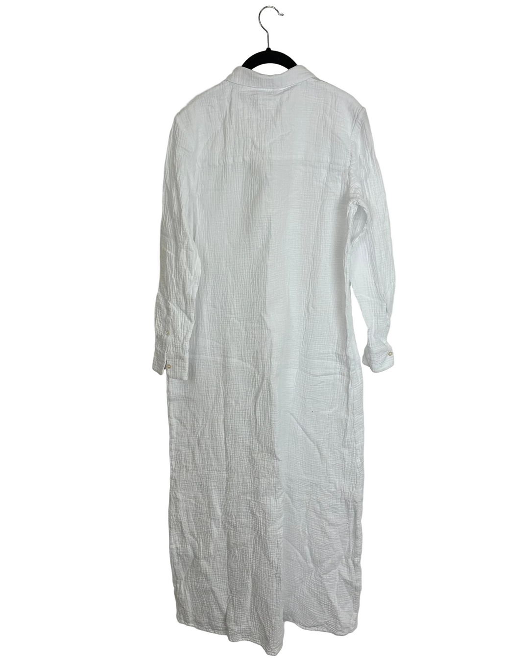 Seashell White Button Up Dress - XS and L