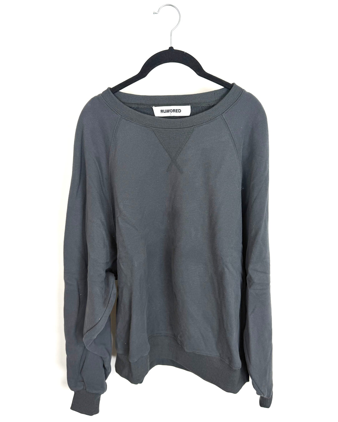 Gray Crew Neck Sweatshirt - Size 6/8