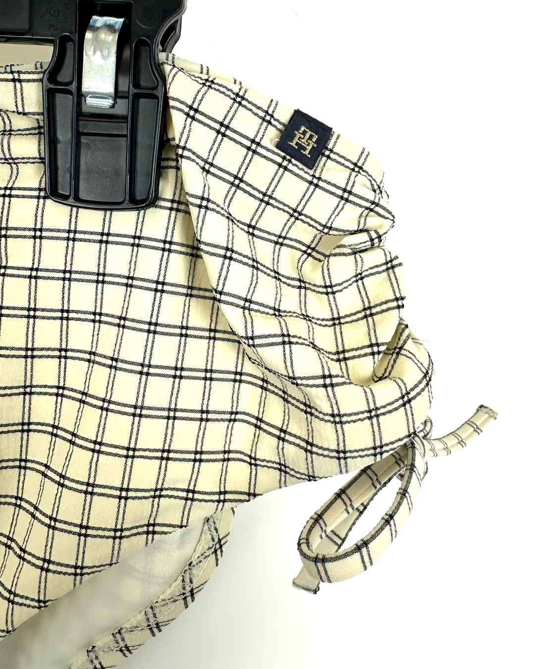 Tommy Hilfiger Cream Check Halter Bikini Set - Extra Large