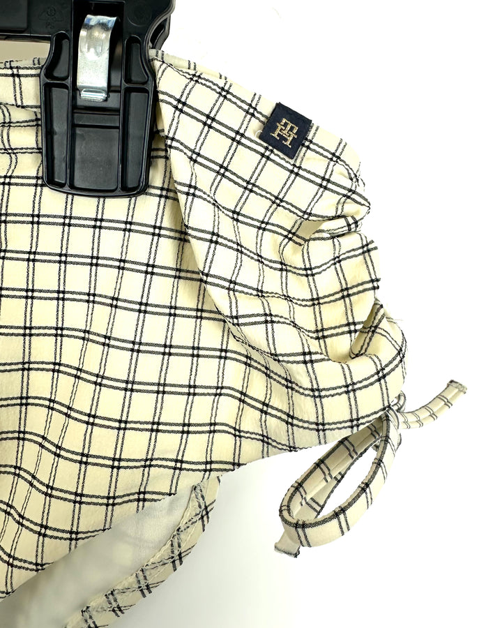 Tommy Hilfiger Cream Check Halter Bikini Set - Extra Large