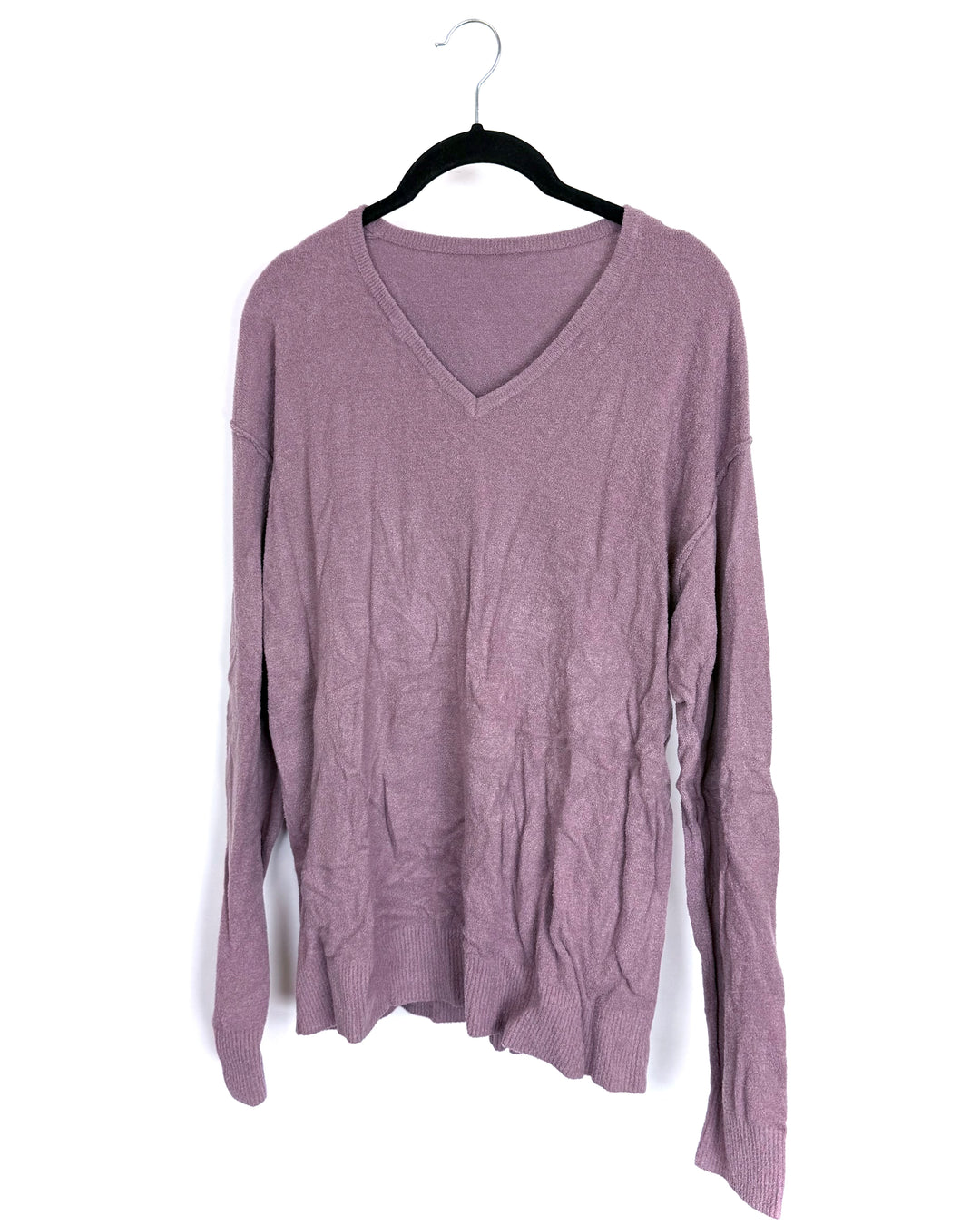 Dusty Rose V-Neckline Sweater - Size 6/8