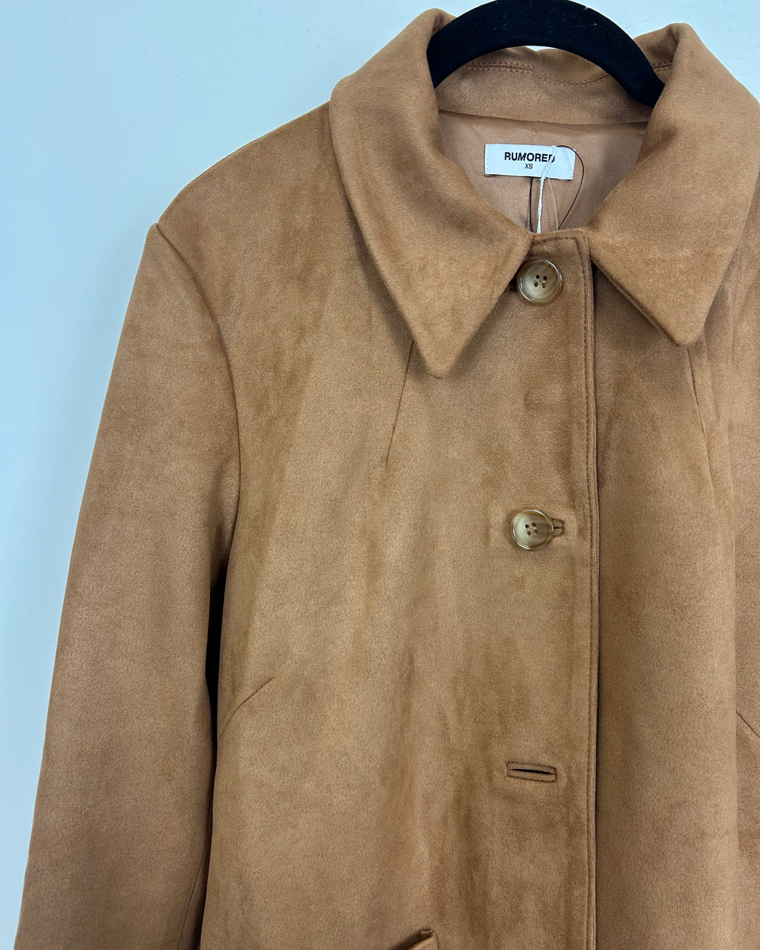 Caramel Brown Soft Jacket - Size 6/8