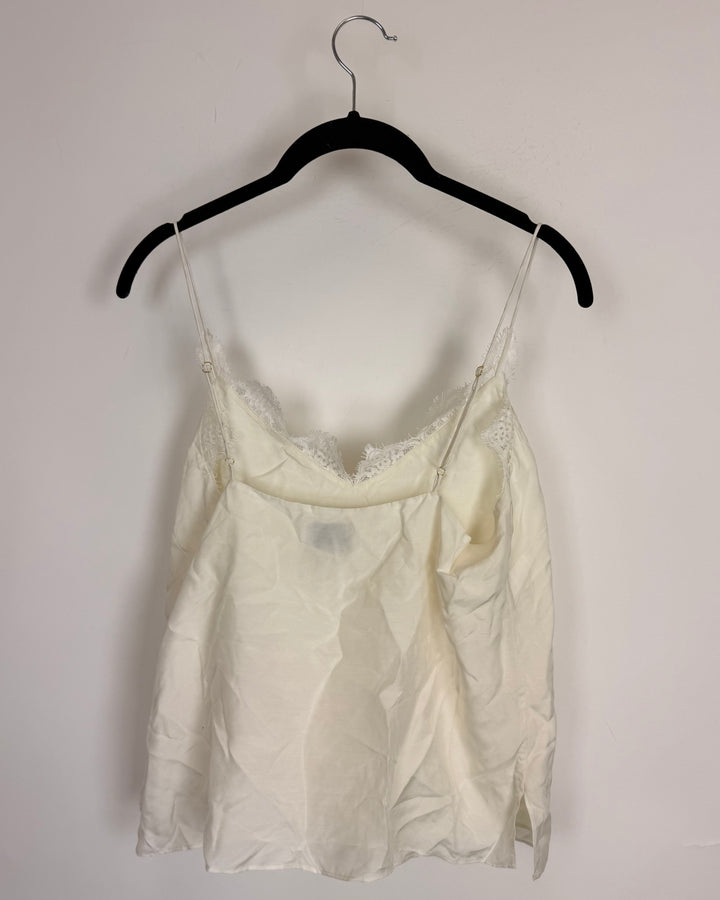 Cream Lace Tank Top - Size 4/6