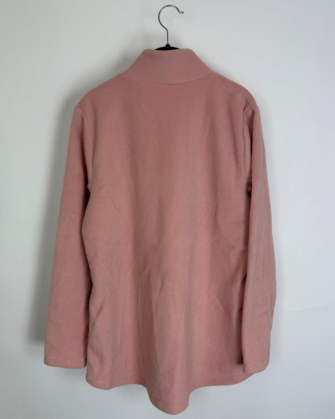 Light Pink Fleece Quarter Zip Pullover - Size 6/8