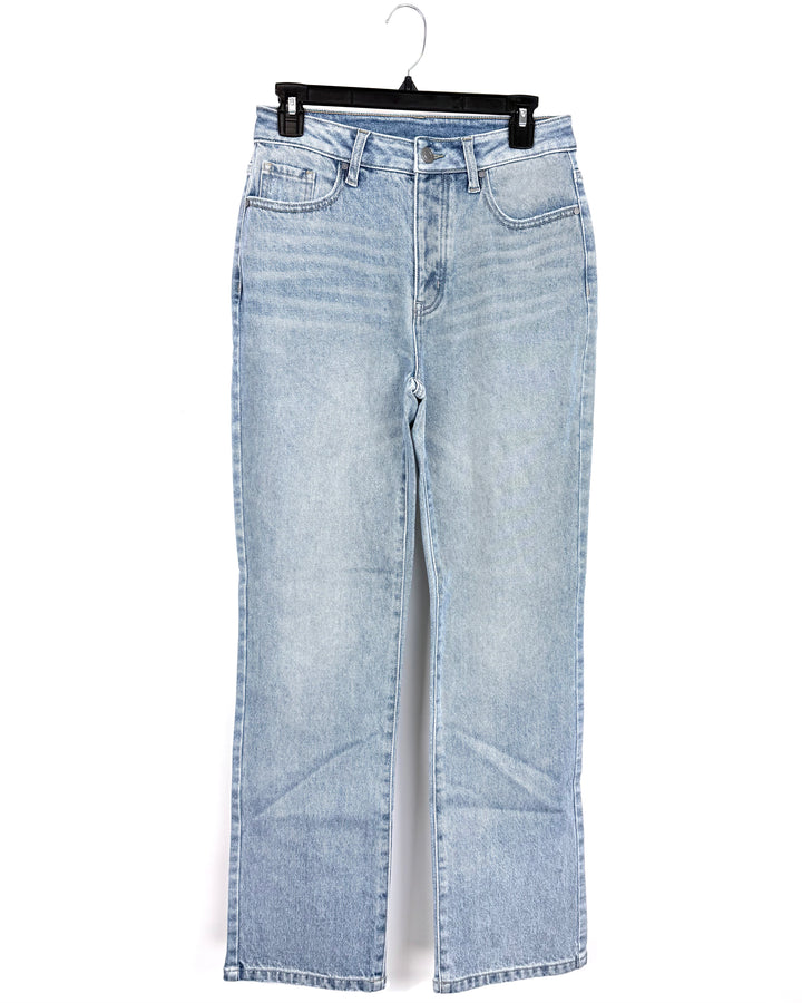 Faded Blue High-Waisted Jeans - SIze 4