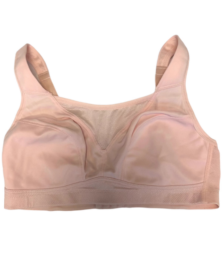 Candy Pink Mesh Unlined Bra - Medium